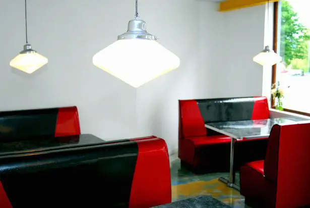 Part of the set of Kingsman: The Golden Circle installed in the Stroud Diner (Image: Mark Watkins c/o Gloucestershire Live)