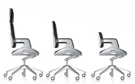 Interstuhl Silver Chair different height back options