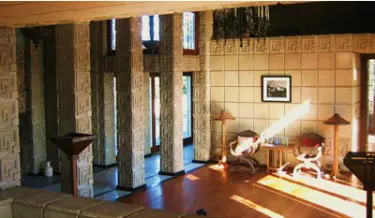 Frank Lloyd Wright’s Ennis House.