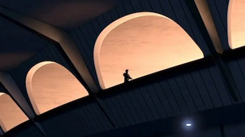 syndromes lair exterior window The Incredibles1