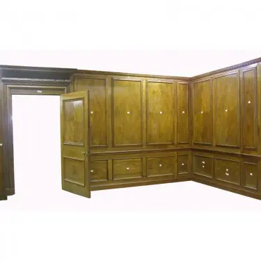 An entire wood panelled room from Andy Thornton