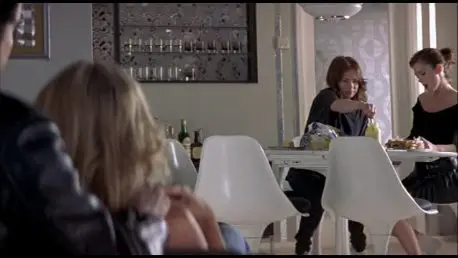 White Arkana table and chairs by Burke in Me Without You