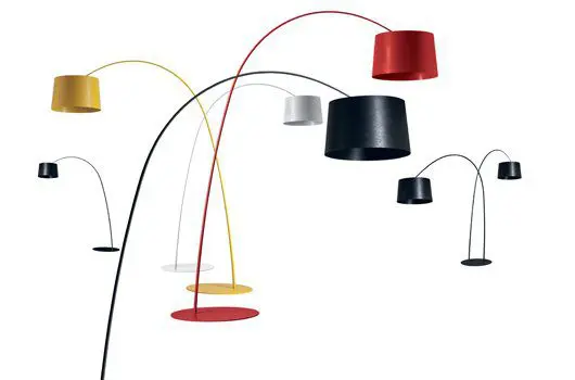 The Foscarini Twiggy floor lamp comes in a wide range of colours and has an elegant curve.