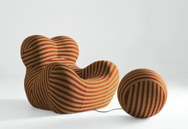 B&B Italia's Up5/6 Donna chair by Gaetano Pesce.