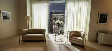 Desire sofa and chair by Koket in Fifty Shades of Grey