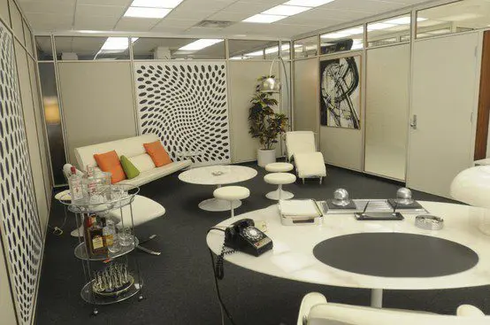 Roger Sterling's office in Mad Men