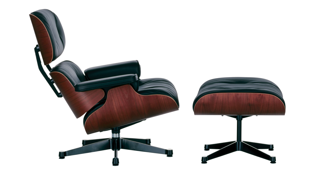 Eames Lounge Chair and ottoman furniture films