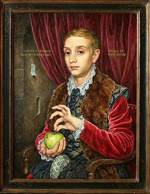 Boy With Apple the painting at the centre of the plot in Wes Anderson's The Grand Budapest Hotel art in film