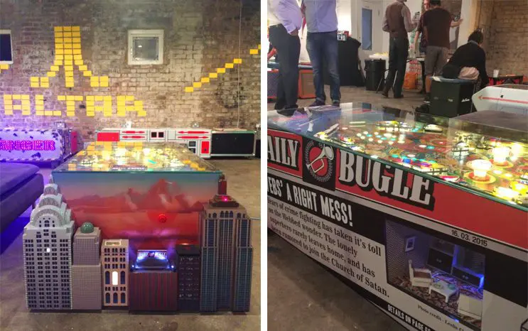 pinball-tables-altar pinball-tables-Alter lounge opening night as part of London Design Festival 2016