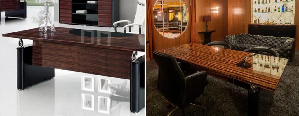 Nino D Modern desk in Cottonmouth's office