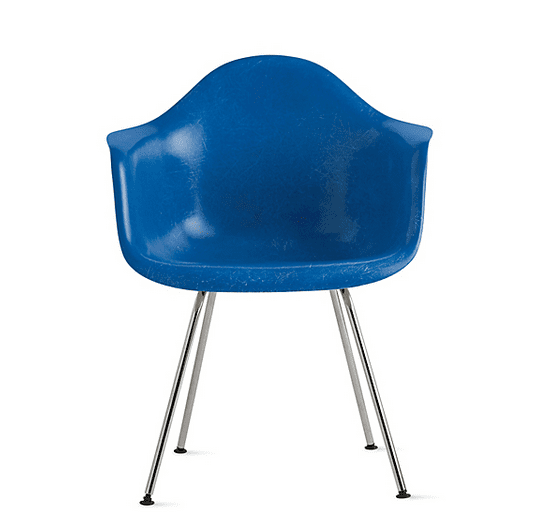 Eames® Molded Fiberglass 4-Leg Armchair (DFAX)