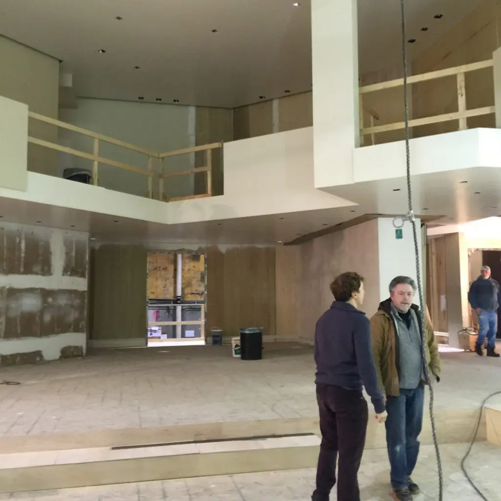 The set of Christian Grey's apartment being buit. Photo c/o Cal Loucks