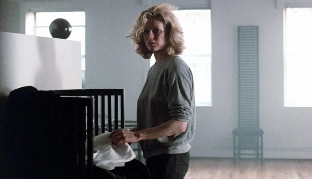 furniture in nine and a half weeks Kim Bassinger in Nine and a Half Weeks next to a Richard Meier chair, with Macintosh chair seen right