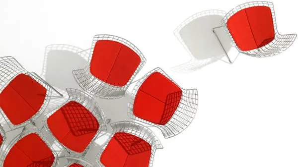Graceful Sculpture: The Bertoia chair in film