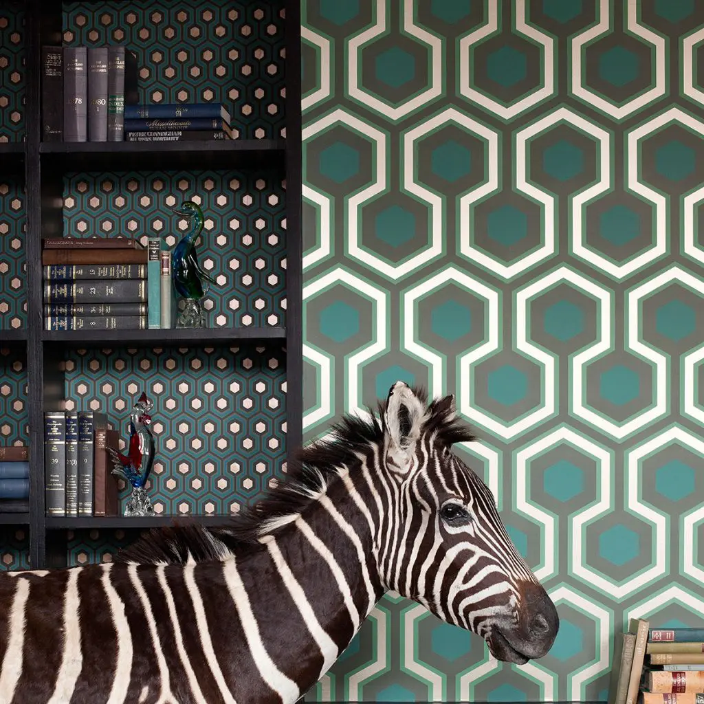 Cole & Son Hicks wallpaper design, available from Wallpaper Direct.