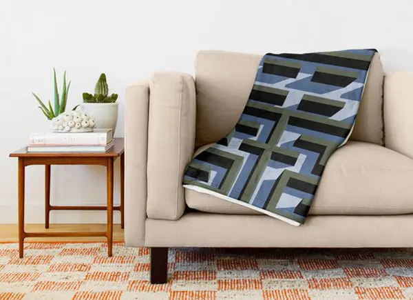 The Shining maze throw blanket