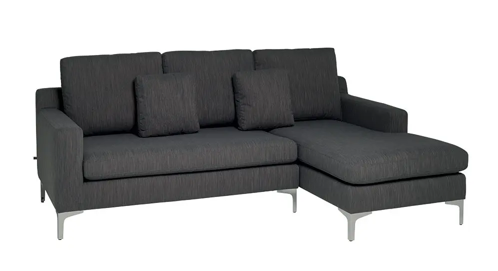 Oslo right hand corner sofa graphite fabric, £1199, dwell