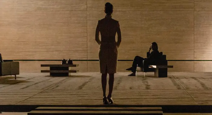 The Wallace Corporation building in Blade Runner 2049