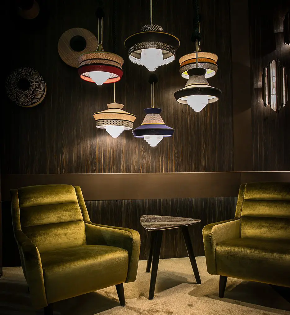 Calypso pendant light collection available from Lumen.com