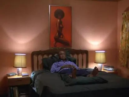 Halloran on his bed in The Shining