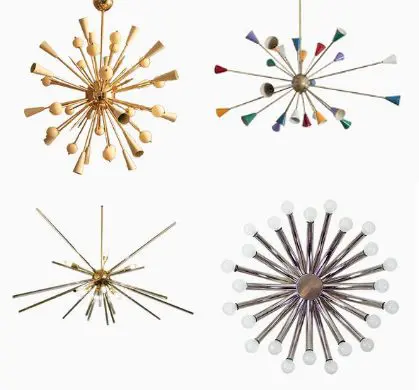 Our edit of vintage original sputnik chandeliers from Pamono.