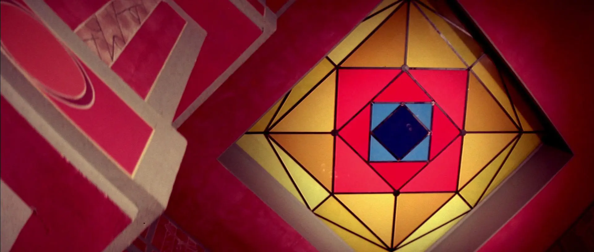 Suspiria inspired stained glass panel