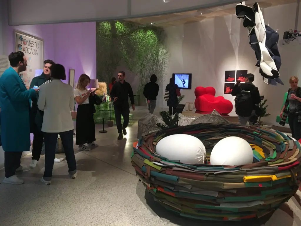 Domestic Arcadia, the last room of Home Futures at The Design Museum. Interior fans with eagle eyes will have spotted the 2LG boys on the left who were there taking photos for the Design Museum's Instagram take over
