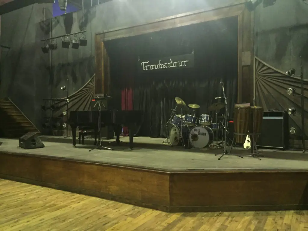 The Troubadour filmset in Rocketman. Photo: Jude Farr