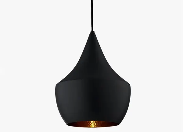 Tom Dixon Beat Fat Pendant Ceiling Light, Black - Film and Furniture