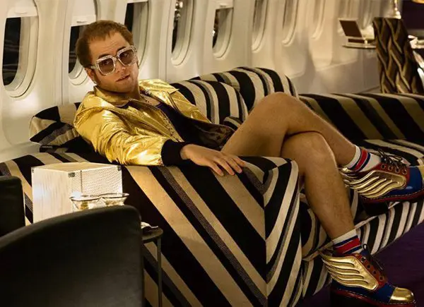 1970s vintage HK Diplomat sofa (Howard Keith), original striped velour upholstery as seen in Rocketman, excellent condition (UK)