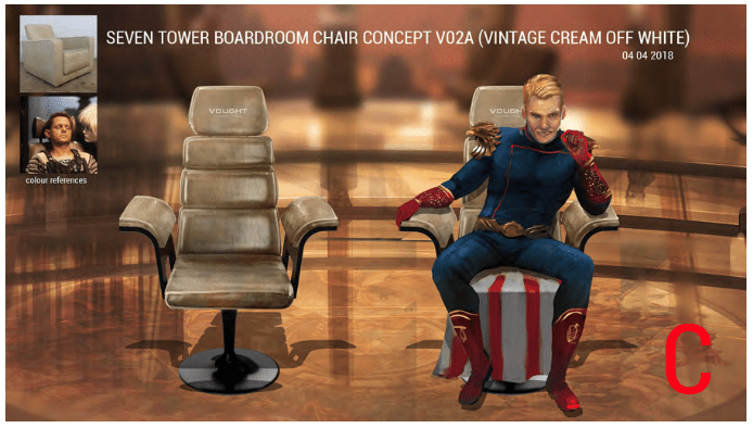 The Boys boardroom designs by David Blass