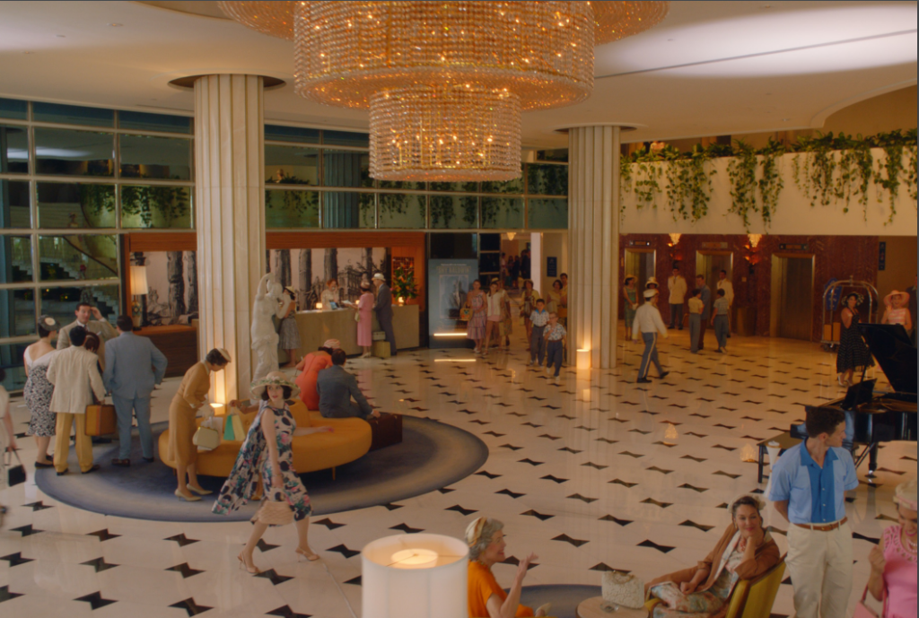 Fontainebleau Hotel in Marvelous Mrs Maisel. Production Design