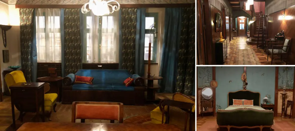 The Beltzer family home in Jojo Rabbit