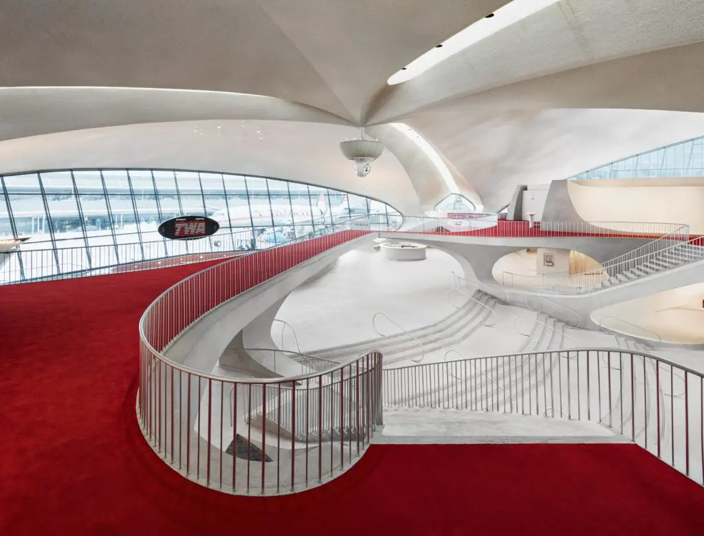 The newly renovated TWA flght centre has reopened as a hotel