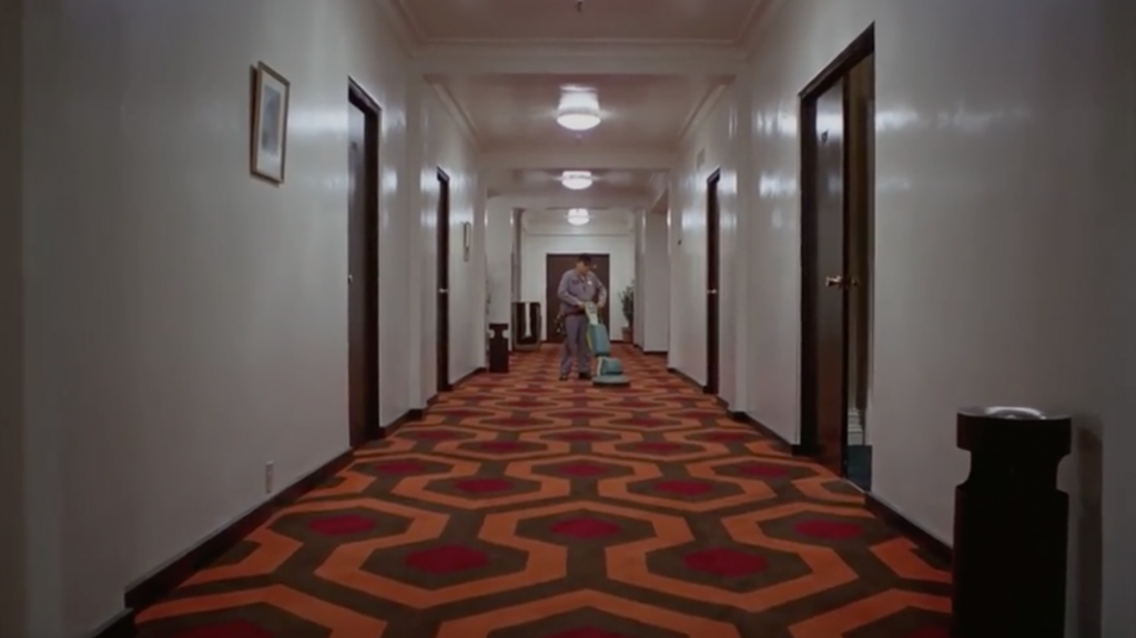 Staff clean and tidy the Overlook Hotel in created by Wieden+Kennedy's advert for the Academy of Motion Pictures Museum