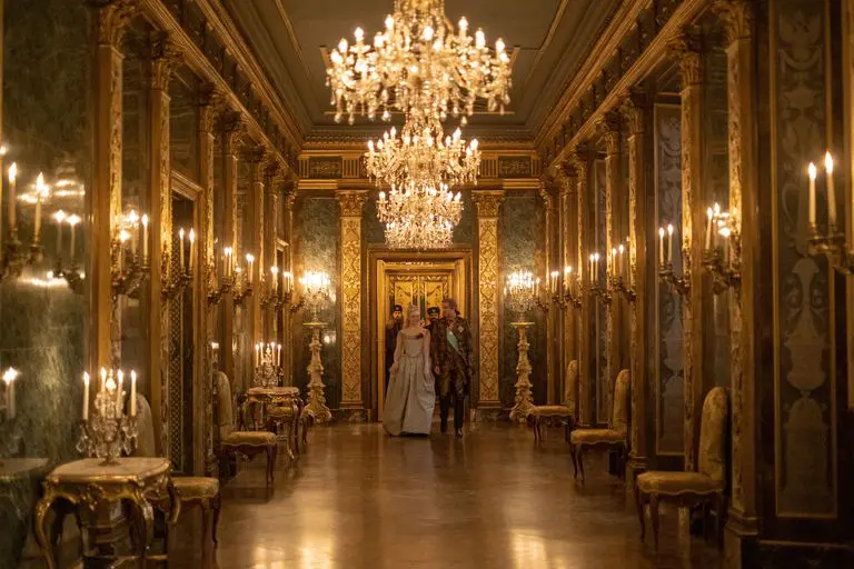 THE GREAT film set design corridor