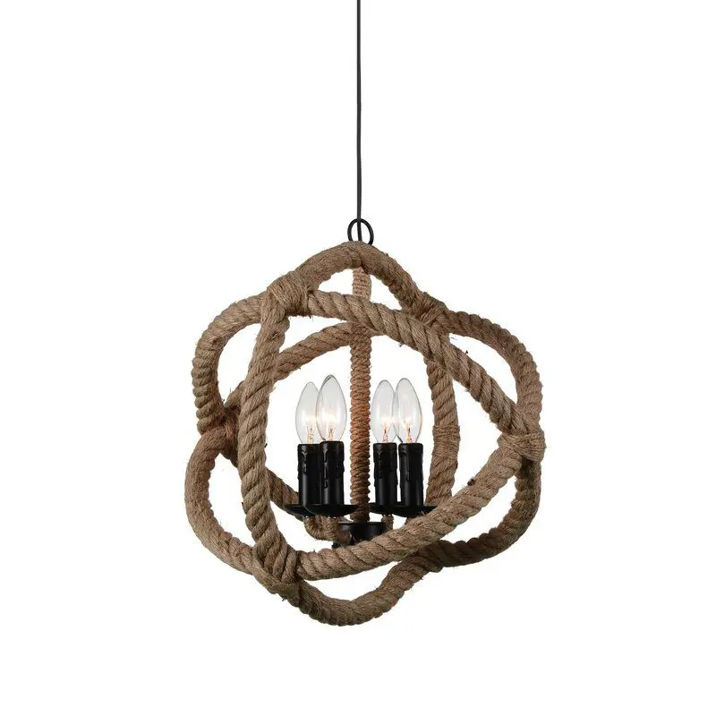 Catharine 4-Light Candle Style Globe Chandelier.