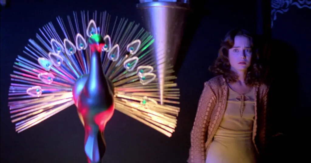 Jessica Harper in Suspiria neon in film