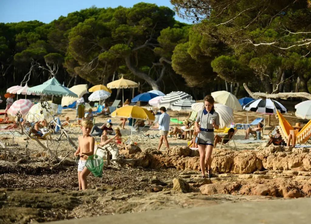 Majorca stands in for the French Riviera, with exteriors shot at a beach and private villa (Image: James Merifield)