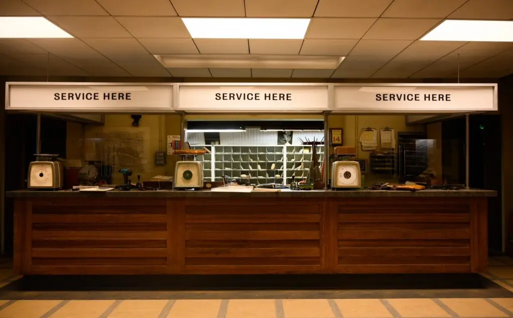 The post office set - then (Image: James Merifield)