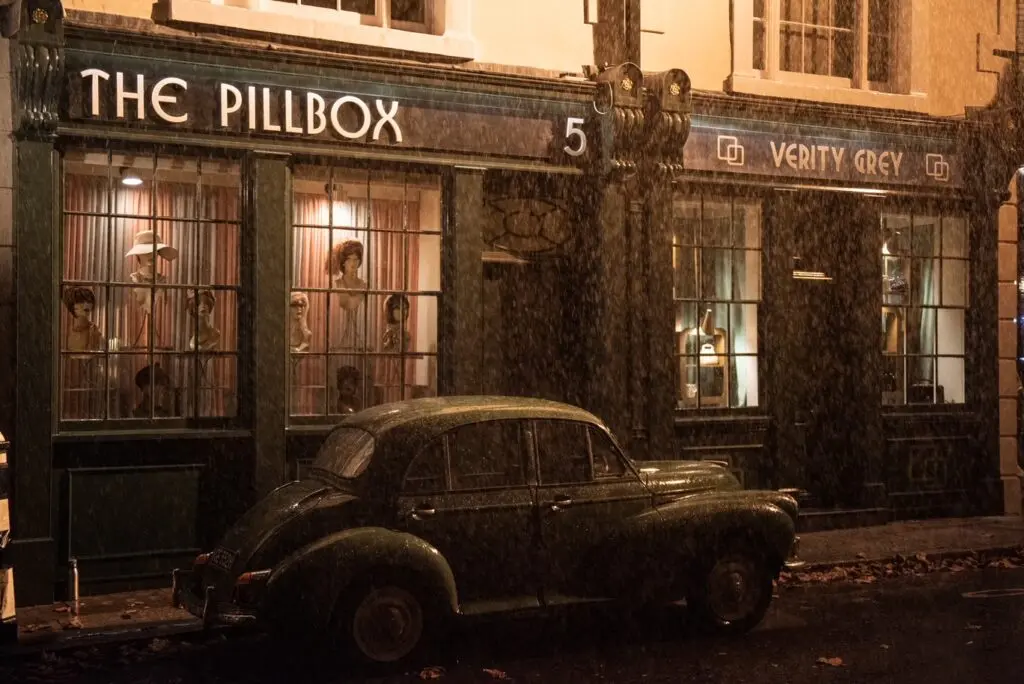 1960s London by night - The Pillbox in Last Letter From Your Lover (Image: James Merifield)