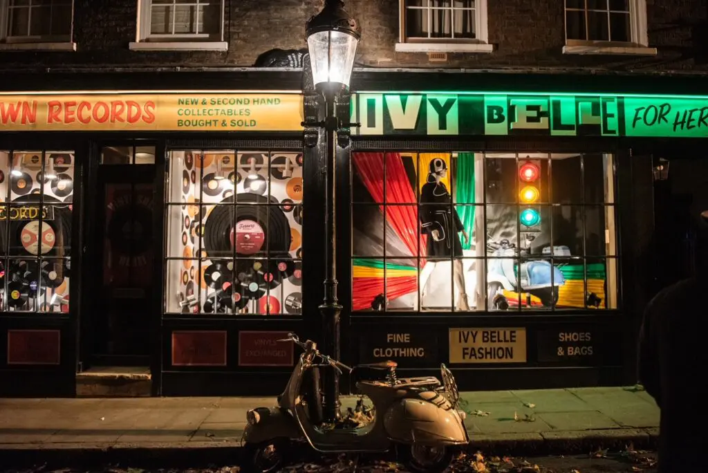 1960s London by night in Last Letter From Your Lover (Image: James Merifield)