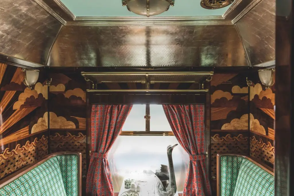 Wes Anderson's train carriage design for belmond trains