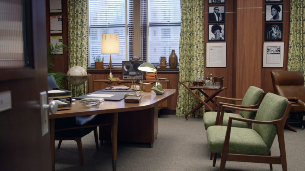 Jerry Wexler's office in Respect.