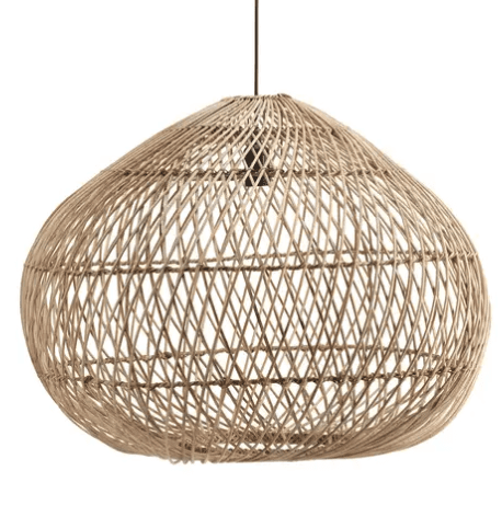 Rattan pendant light