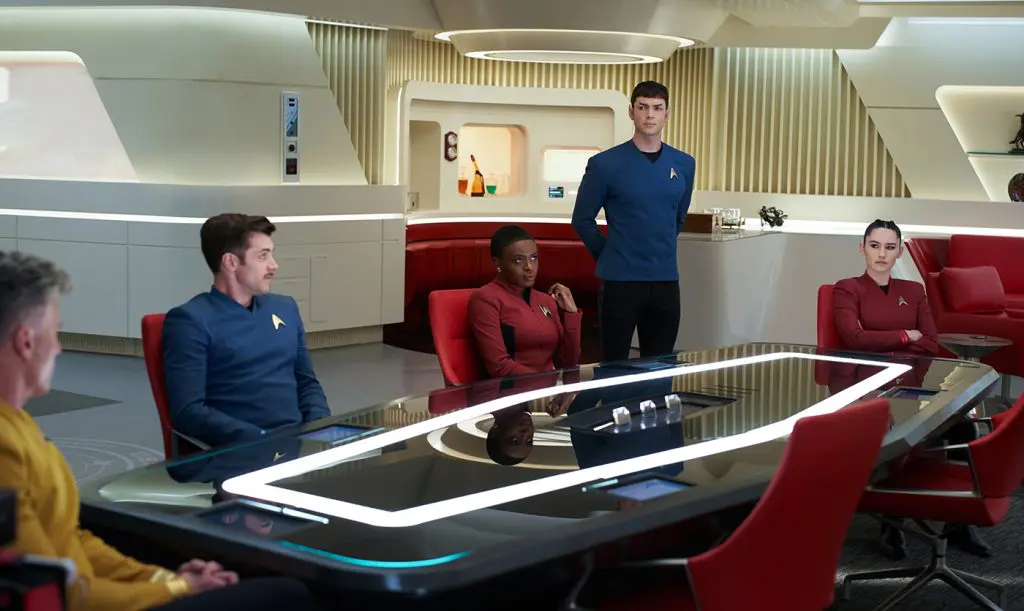 Strange New Worlds Enterprise design 2022's film sets