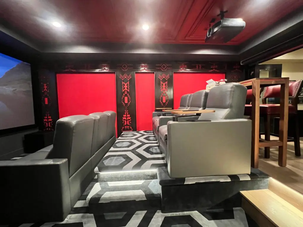A home cinema of dreams (and nightmares) recreating the overlook hotel