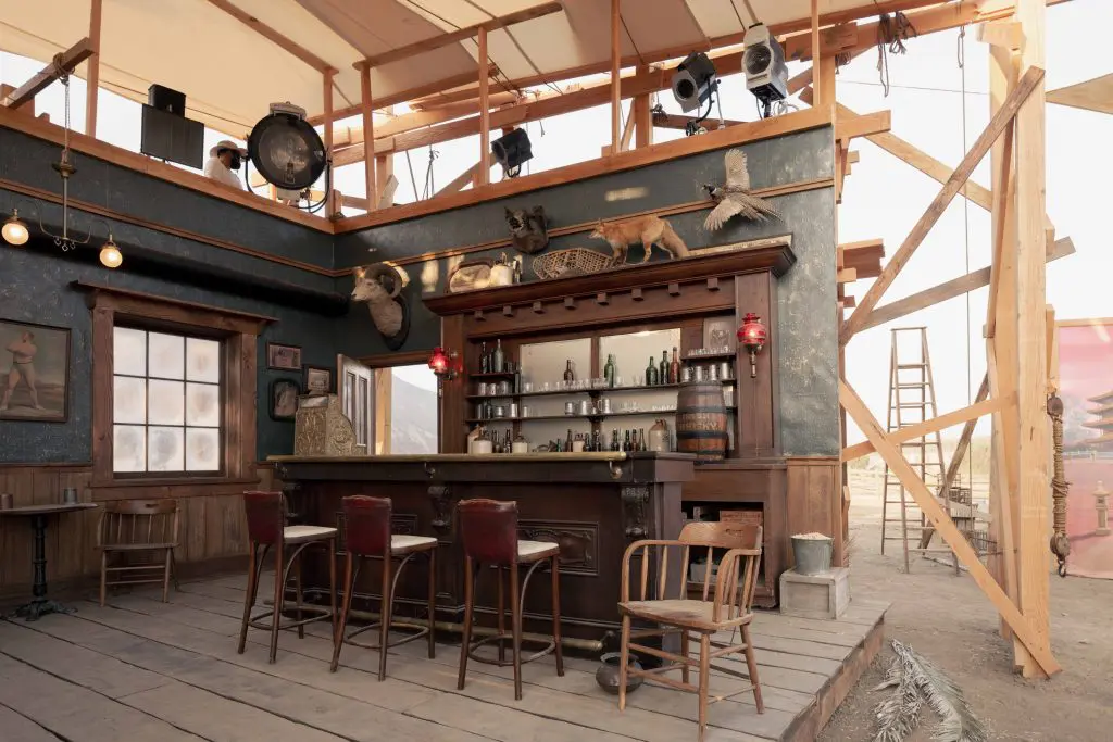 An Old West–style film sets of Babylon