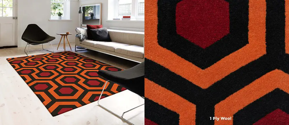 Hicks Hexagon area RUG in 1 PLY WOOL