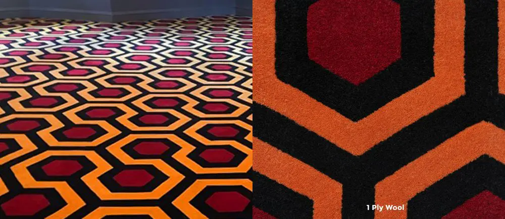 Hicks Hexagon wall-to-wall CARPET in 1 PLY WOOL